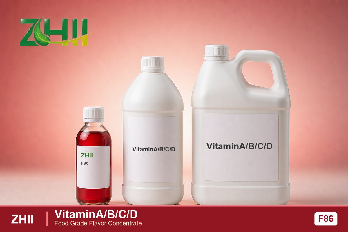 VitaminA/B/C/D food flavor concentrate - ZHII food grade flavor in 125ml, 1L and 5L packaging