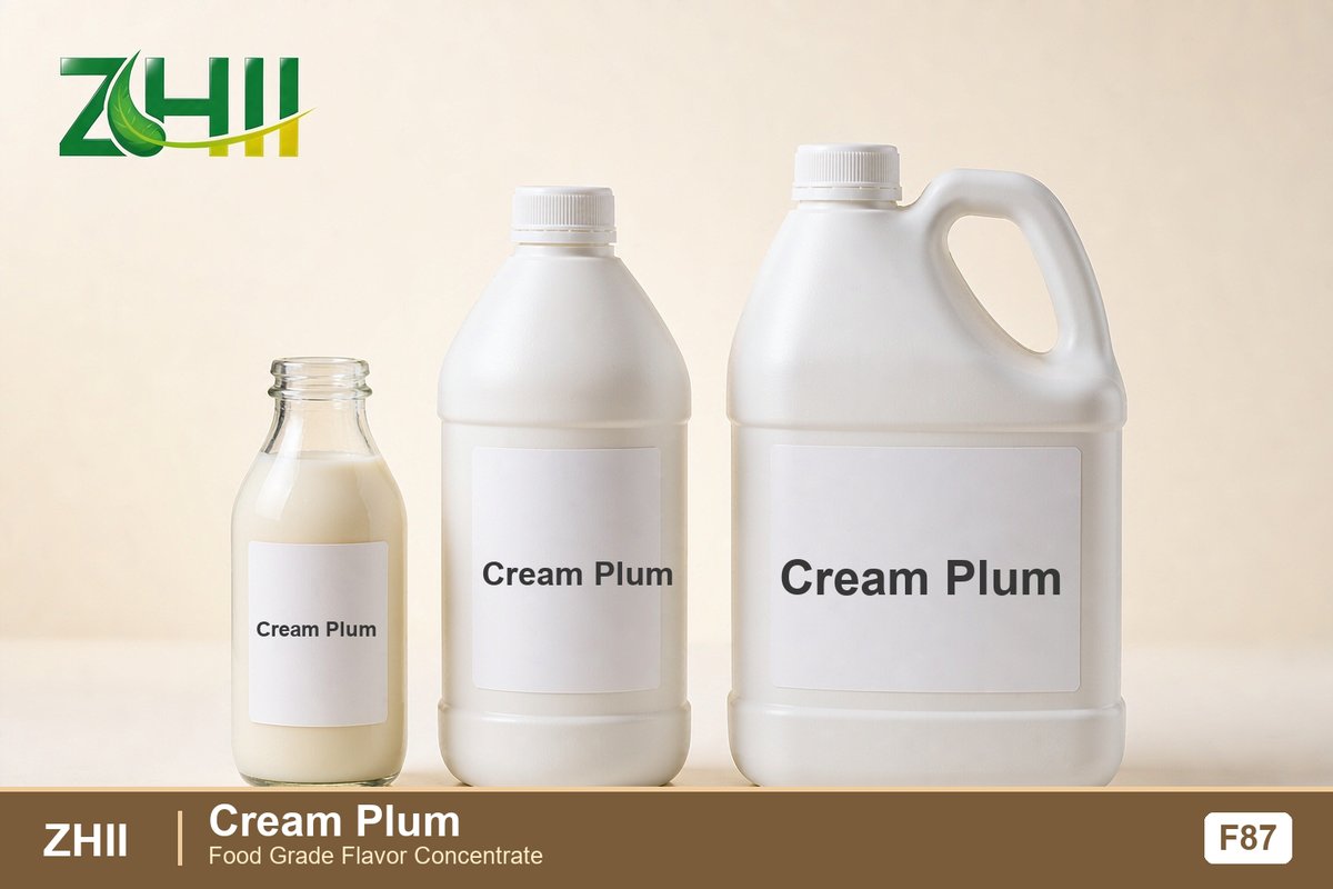 Cream Plum food flavor concentrate - ZHII food grade flavor in 125ml, 1L and 5L packaging