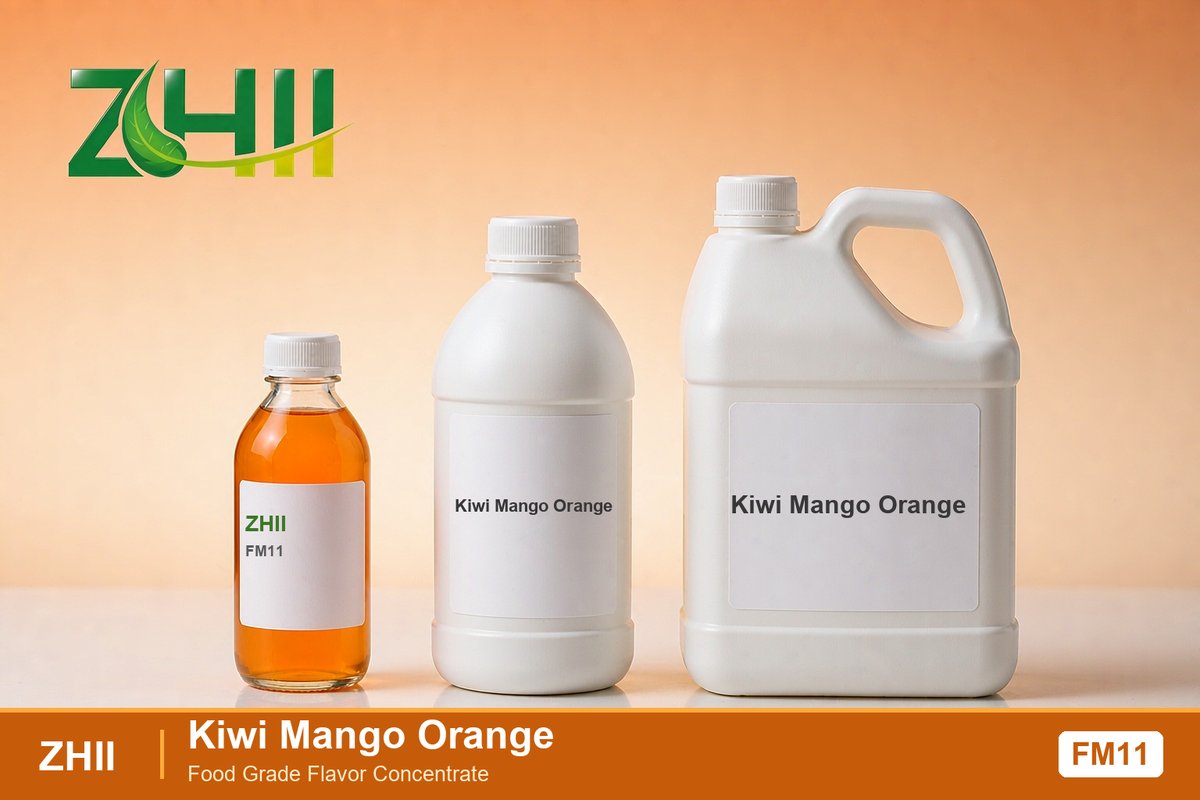 Kiwi Mango Orange food flavor concentrate - ZHII food grade flavor in 125ml, 1L and 5L packaging