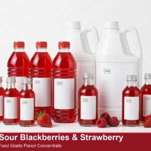Sour Blackberries & Strawberry food flavor concentrate - rich red-berry flavor for food and beverage applications | ZHII
