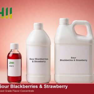 Sour Blackberries & Strawberry food flavor concentrate - ZHII food grade flavor in 125ml, 1L and 5L packaging