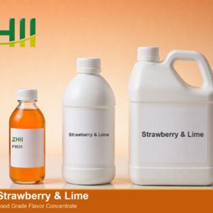 Strawberry & Lime food flavor concentrate - ZHII food grade flavor in 125ml, 1L and 5L packaging