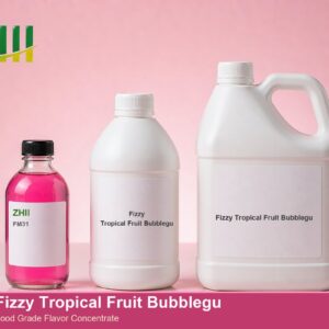 Fizzy Tropical Fruit Bubblegu food flavor concentrate - ZHII food grade flavor in 125ml, 1L and 5L packaging