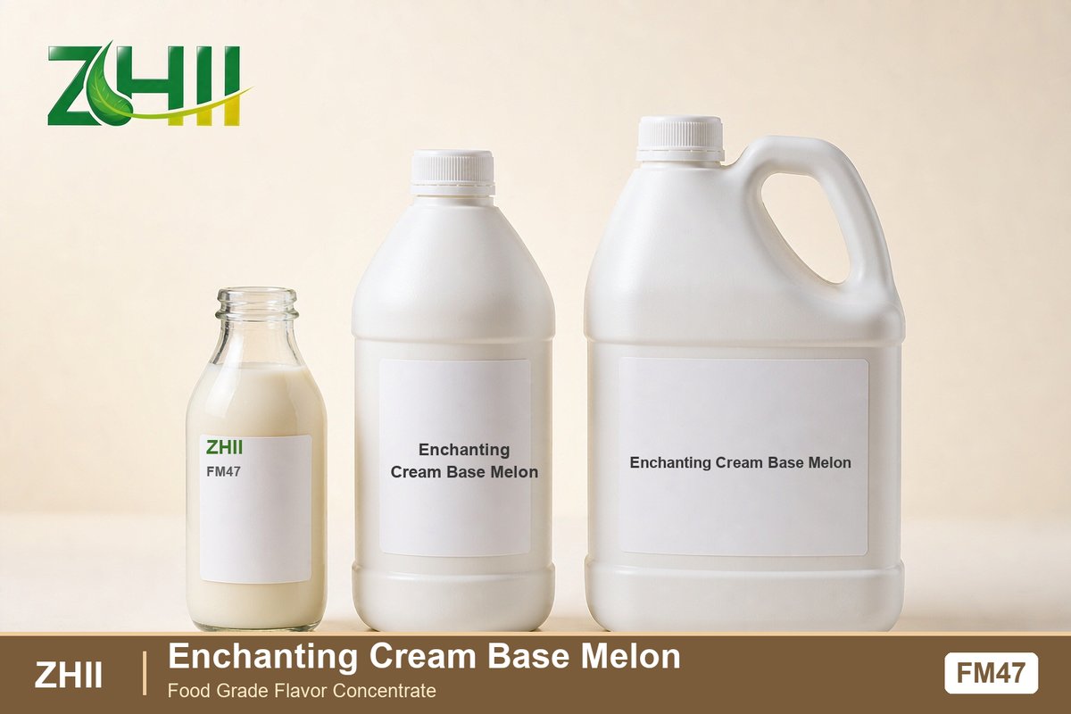 Enchanting Cream Base Melon food flavor concentrate - ZHII food grade flavor in 125ml, 1L and 5L packaging