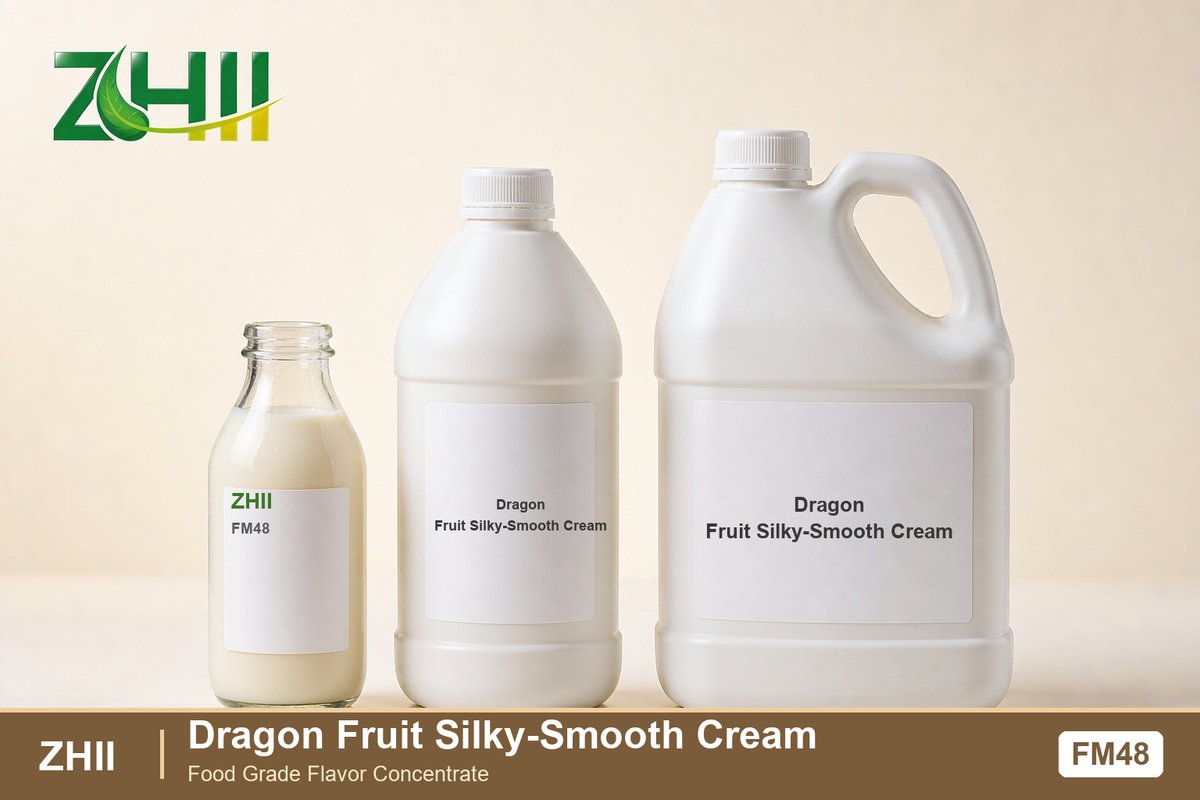 Dragon Fruit Silky-Smooth Cream food flavor concentrate - ZHII food grade flavor in 125ml, 1L and 5L packaging