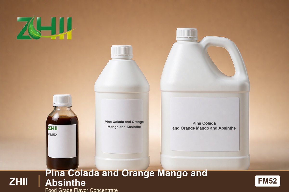 Pina Colada and Orange Mango and Absinthe food flavor concentrate - ZHII food grade flavor in 125ml, 1L and 5L packaging