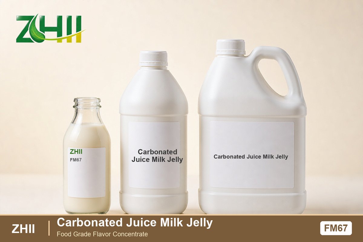 Carbonated Juice Milk Jelly food flavor concentrate - ZHII food grade flavor in 125ml, 1L and 5L packaging