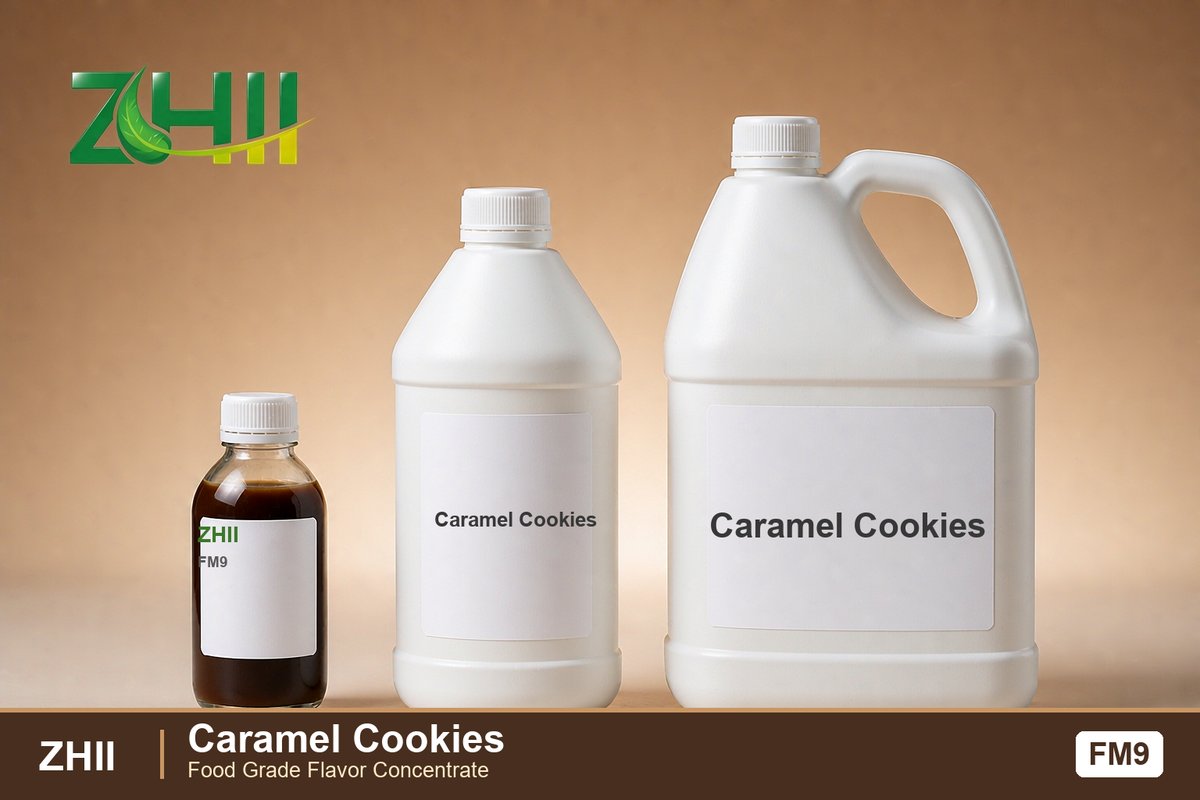 Caramel Cookies food flavor concentrate - ZHII food grade flavor in 125ml, 1L and 5L packaging