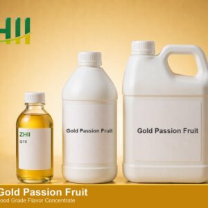 Gold Passion Fruit food flavor concentrate - ZHII food grade flavor in 125ml, 1L and 5L packaging