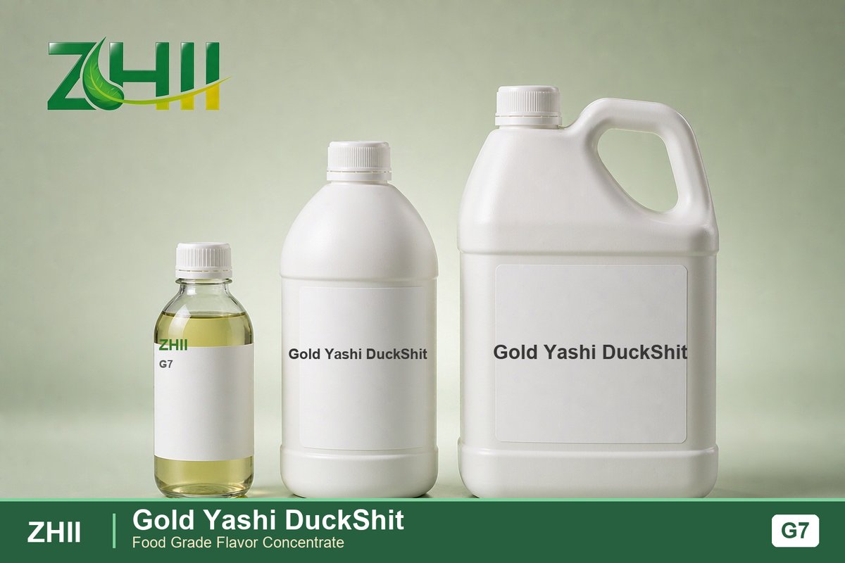 Gold Yashi DuckShit food flavor concentrate - ZHII food grade flavor in 125ml, 1L and 5L packaging
