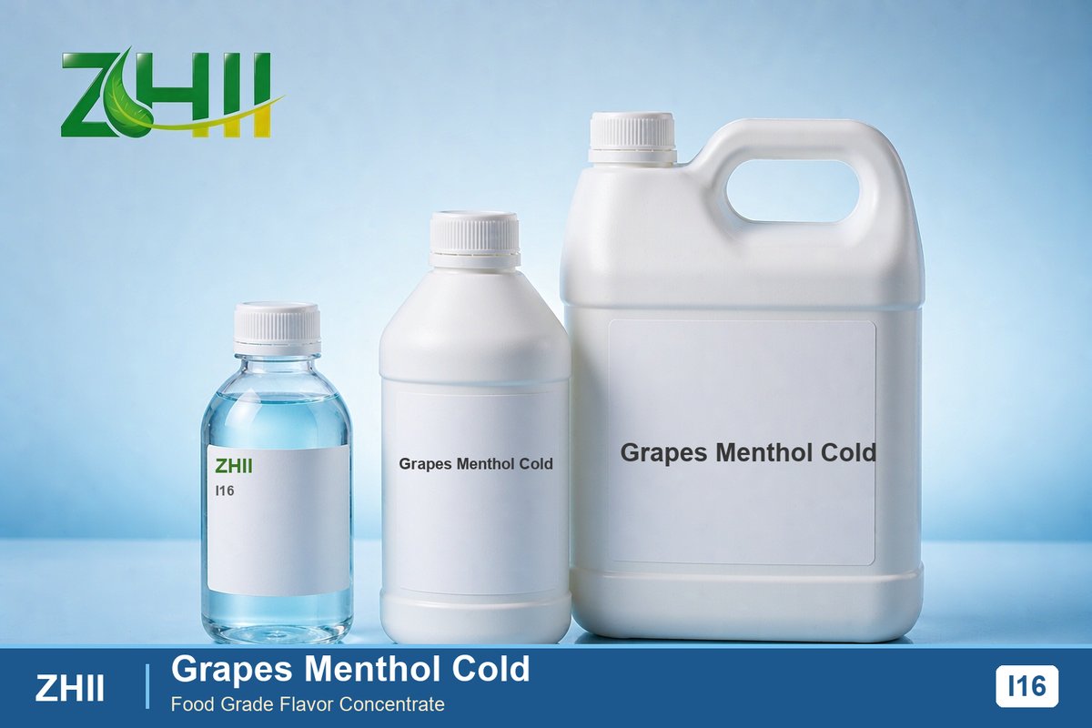 Grapes Menthol Cold food flavor concentrate - ZHII food grade flavor in 125ml, 1L and 5L packaging