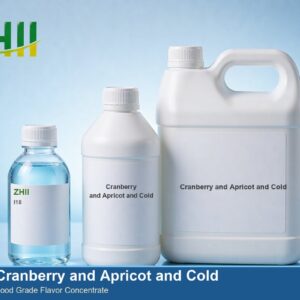 Cranberry and Apricot and Cold food flavor concentrate - ZHII food grade flavor in 125ml, 1L and 5L packaging