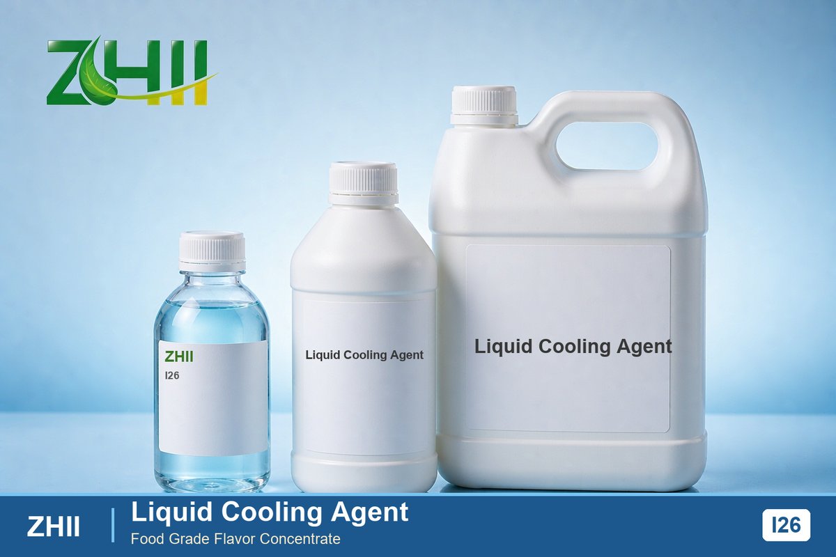 Liquid Cooling Agent food flavor concentrate - ZHII food grade flavor in 125ml, 1L and 5L packaging