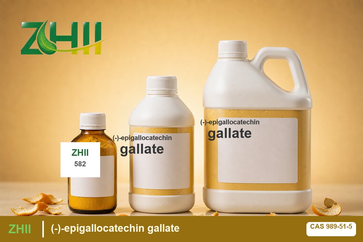 (-)-epigallocatechin gallate - ZHII Plant Extract Manufacturer (CAS 989-51-5)