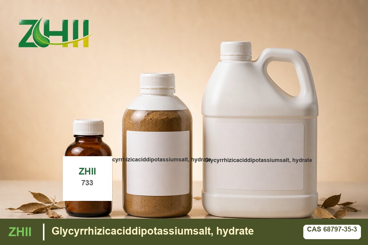 Glycyrrhizicaciddipotassiumsalt, hydrate - ZHII Plant Extract Manufacturer (CAS 68797-35-3)