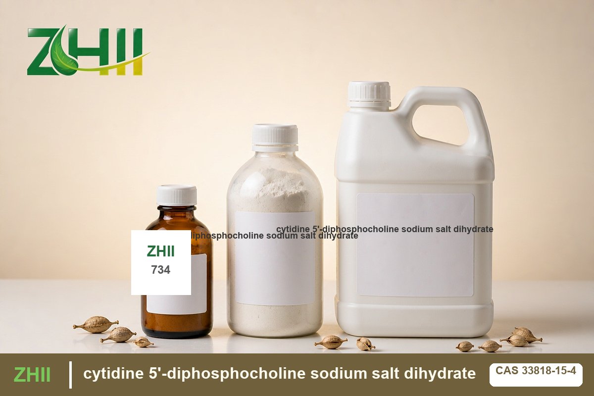 cytidine 5'-diphosphocholine sodium salt dihydrate - ZHII Plant Extract Manufacturer (CAS 33818-15-4)