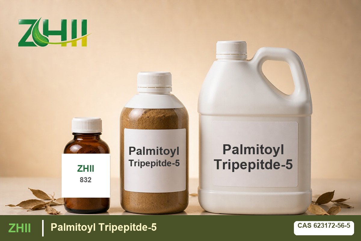Palmitoyl Tripepitde-5 - ZHII Plant Extract Manufacturer (CAS 623172-56-5)