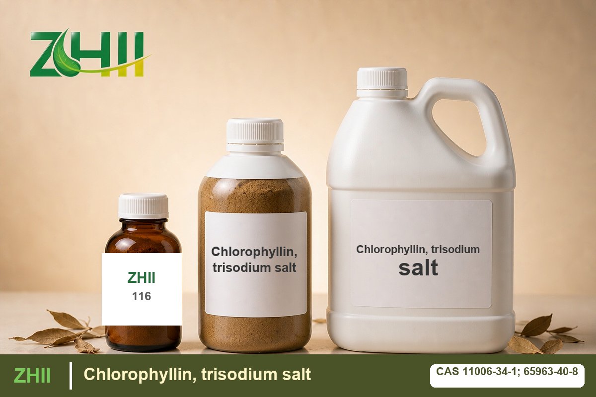 Chlorophyllin, trisodium salt - ZHII Plant Extract Manufacturer (CAS 11006-34-1; 65963-40-8)