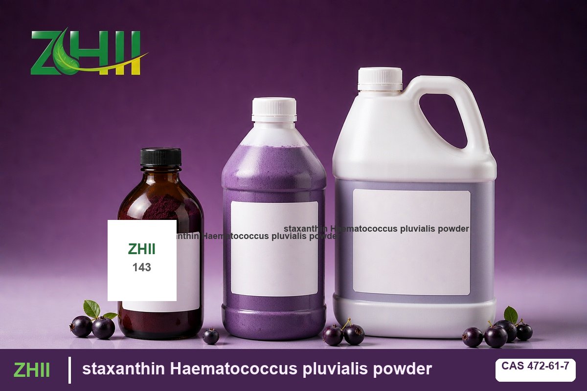 staxanthin Haematococcus pluvialis powder - ZHII Plant Extract Manufacturer (CAS 472-61-7)