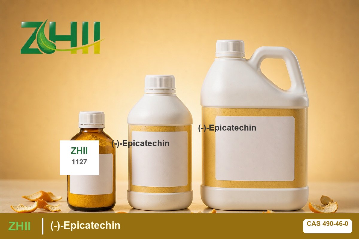 (-)-Epicatechin - ZHII Plant Extract Manufacturer (CAS 490-46-0)