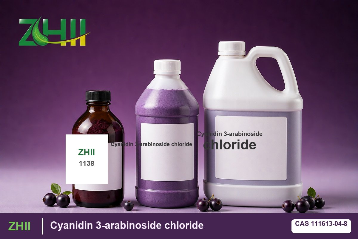 Cyanidin 3-arabinoside chloride - ZHII Plant Extract Manufacturer (CAS 111613-04-8)