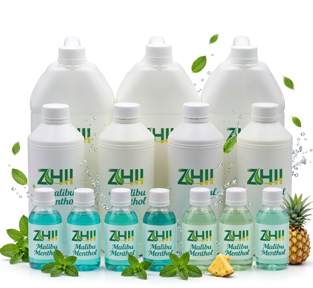 ZHII Malibu Menthol Flavor M21 with tropical turquoise liquid
