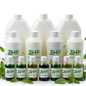 ZHII Menta Piperita Flavor M24 with herbal deep green liquid