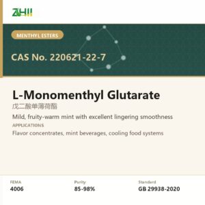 L-Monomenthyl Glutarate (CAS 220621-22-7) - food grade aroma ingredient supplied by ZHII, ShaanXi ZhiYi Biotechnology China