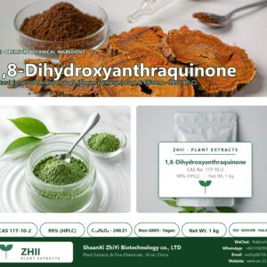 1,8-Dihydroxyanthraquinone CAS 117-10-2 natural plant extract from Chinese Rhubarb - ZHII ShaanXi ZhiYi Biotechnology supplier