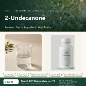 2-Undecanone liquid extract in laboratory beaker - ZHII Plant Extracts by ShaanXi ZhiYi Biotechnology
