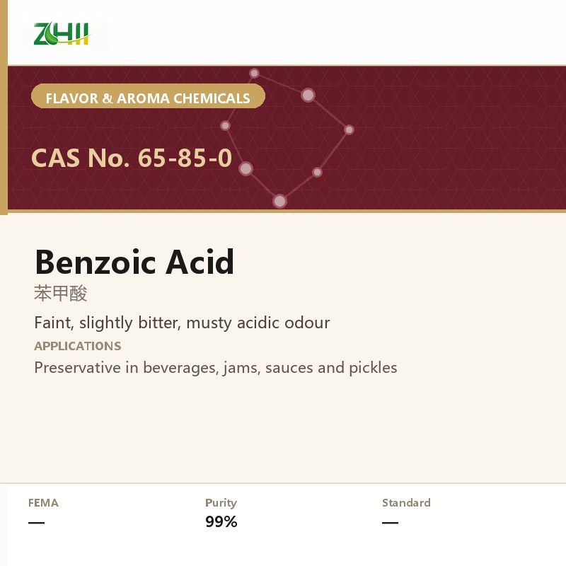 Benzoic Acid (CAS 65-85-0) - food grade aroma ingredient supplied by ZHII, ShaanXi ZhiYi Biotechnology China