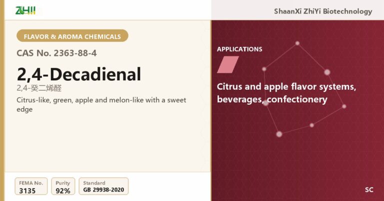 2,4-Decadienal (CAS 2363-88-4) - food grade aroma ingredient supplied by ZHII, ShaanXi ZhiYi Biotechnology China
