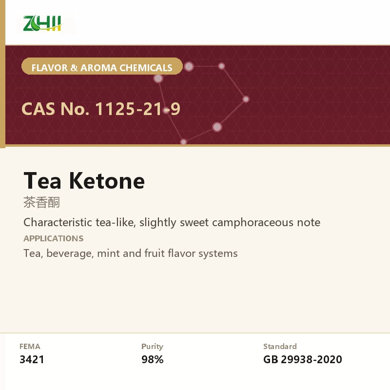 Tea Ketone (CAS 1125-21-9) - food grade aroma ingredient supplied by ZHII, ShaanXi ZhiYi Biotechnology China