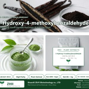 3-Hydroxy-4-methoxybenzaldehyde CAS 621-59-0 natural plant extract from Vanilla - ZHII ShaanXi ZhiYi Biotechnology supplier