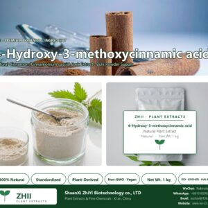 4-Hydroxy-3-methoxycinnamic acid natural Cinnamon extract powder - ZHII ShaanXi ZhiYi Biotechnology supplier
