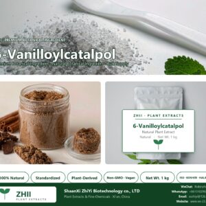 6-Vanilloylcatalpol natural botanical extract powder - ZHII ShaanXi ZhiYi Biotechnology supplier