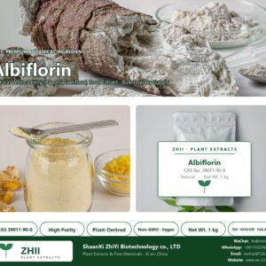 Albiflorin CAS 39011-90-0 natural plant extract from White Peony - ZHII ShaanXi ZhiYi Biotechnology supplier
