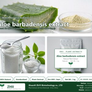 Aloe barbadensis extract natural Aloe extract powder - ZHII ShaanXi ZhiYi Biotechnology supplier