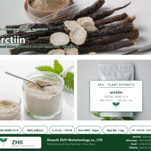 arctiin CAS 20362-31-6 natural plant extract from Burdock - ZHII ShaanXi ZhiYi Biotechnology supplier