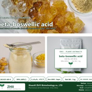 beta-boswellic acid CAS 631-69-6 natural plant extract from Boswellia - ZHII ShaanXi ZhiYi Biotechnology supplier