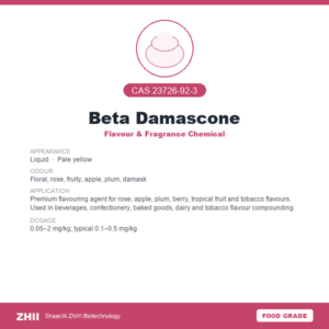 Beta Damascone (CAS 23726-92-3) - Food Grade Flavour & Fragrance Chemical by ZHII
