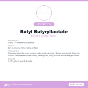 Butyl Butyryllactate (CAS 7492-70-8) - Food Grade Sweet & Vanilla Flavour by ZHII