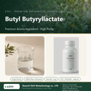 Butyl Butyryllactate liquid extract in laboratory beaker - ZHII Plant Extracts by ShaanXi ZhiYi Biotechnology