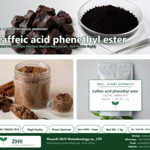 Caffeic acid phenethyl ester CAS 104594-70-9 natural plant extract from Propolis - ZHII ShaanXi ZhiYi Biotechnology supplier