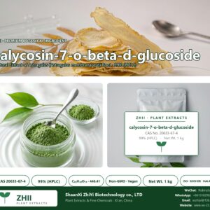 calycosin-7-o-beta-d-glucoside CAS 20633-67-4 natural plant extract from Astragalus - ZHII ShaanXi ZhiYi Biotechnology supplier