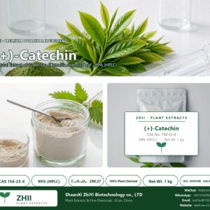 (+)-Catechin CAS 154-23-4 natural plant extract from botanical source - ZHII ShaanXi ZhiYi Biotechnology supplier