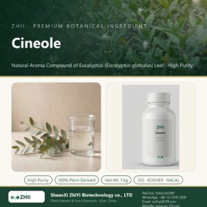 Cineole liquid extract in laboratory beaker - ZHII Plant Extracts by ShaanXi ZhiYi Biotechnology