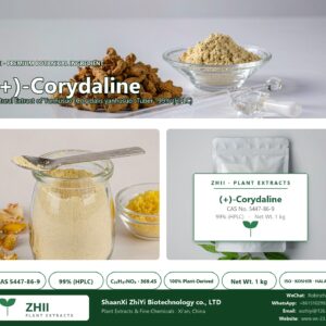 (+)-Corydaline CAS 5447-86-9 natural plant extract from botanical source - ZHII ShaanXi ZhiYi Biotechnology supplier