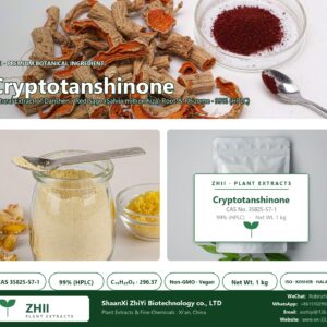 Cryptotanshinone CAS 35825-57-1 natural plant extract from Danshen / Red Sage - ZHII ShaanXi ZhiYi Biotechnology supplier