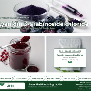 Cyanidin 3-arabinoside chloride natural Bilberry extract powder - ZHII ShaanXi ZhiYi Biotechnology supplier